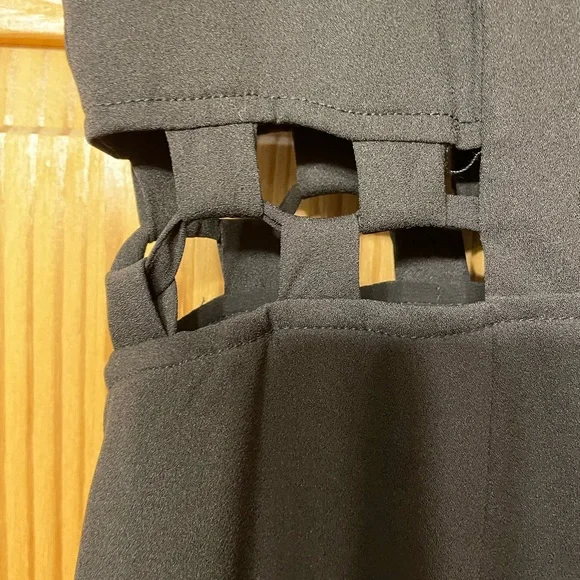 NWOT -  Black Cut-Out Summer Dress- Size Medium - Picture 2 of 10